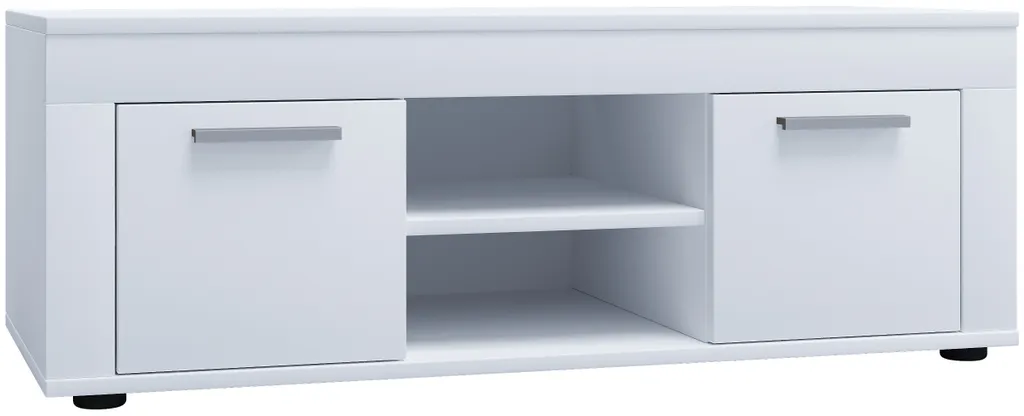 Mobile TV Basso Usilo Bianco 102cm | Arredo Soggiorno Minimalista