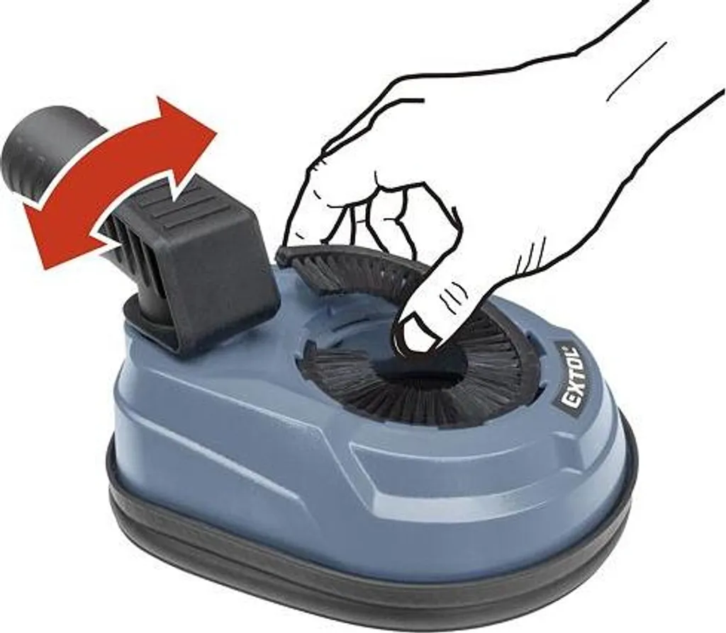 Dispositif d'aspiration EXTOL PREMIUM 8807009 perçage propre Ø 68mm - 5