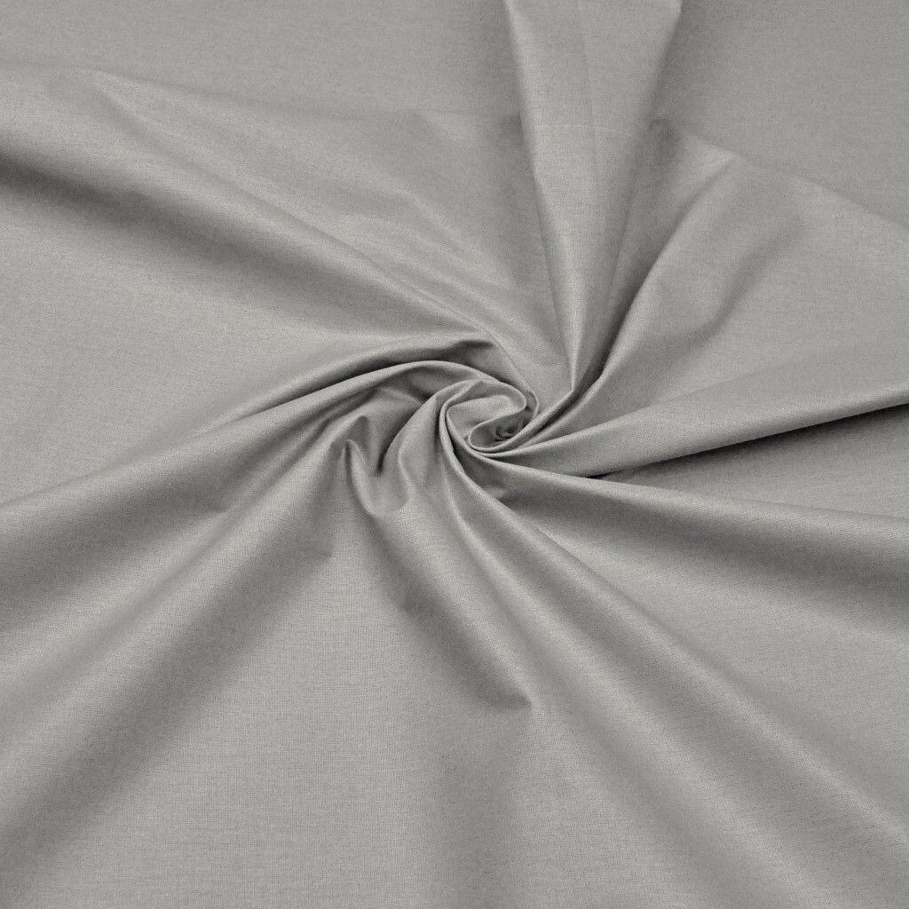 Baumwolle 100% einfarbig grau 220cm - 17