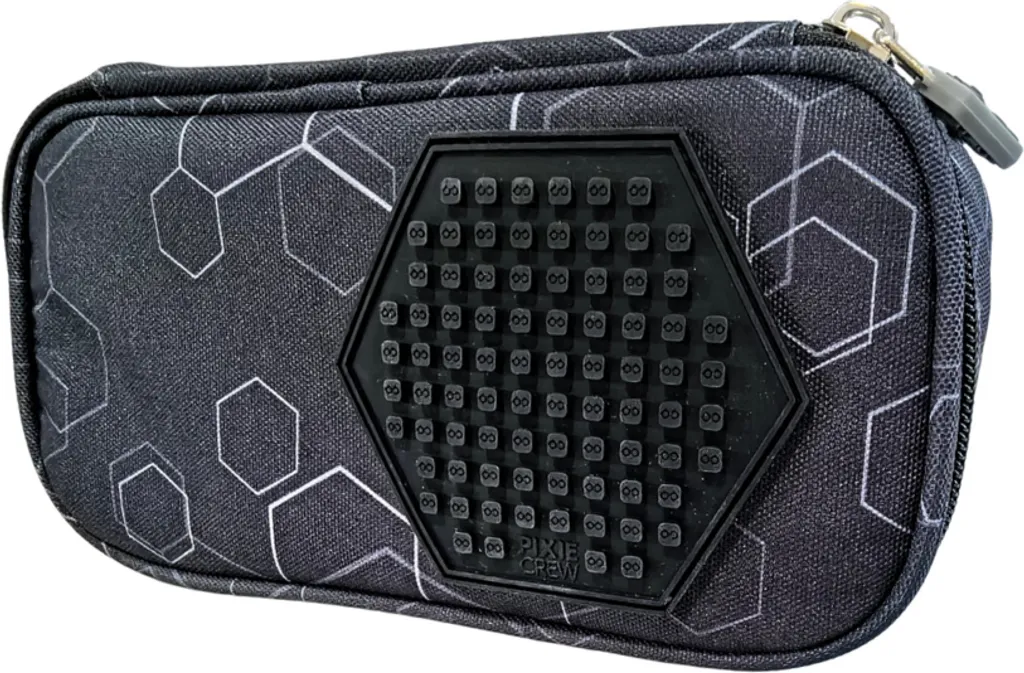 PIXIE CREW Astuccio per studenti, nero, Hexa, miscela di 50 pixel