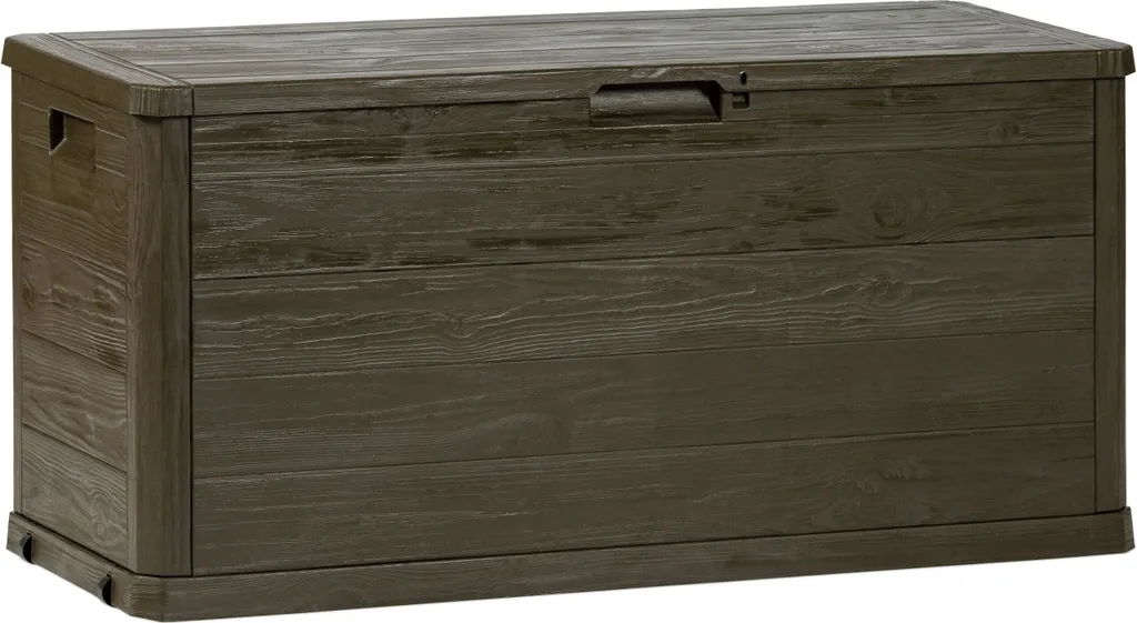 Coffre de rangement aspect bois Toomax WOODYS 280 L résistant aux UV