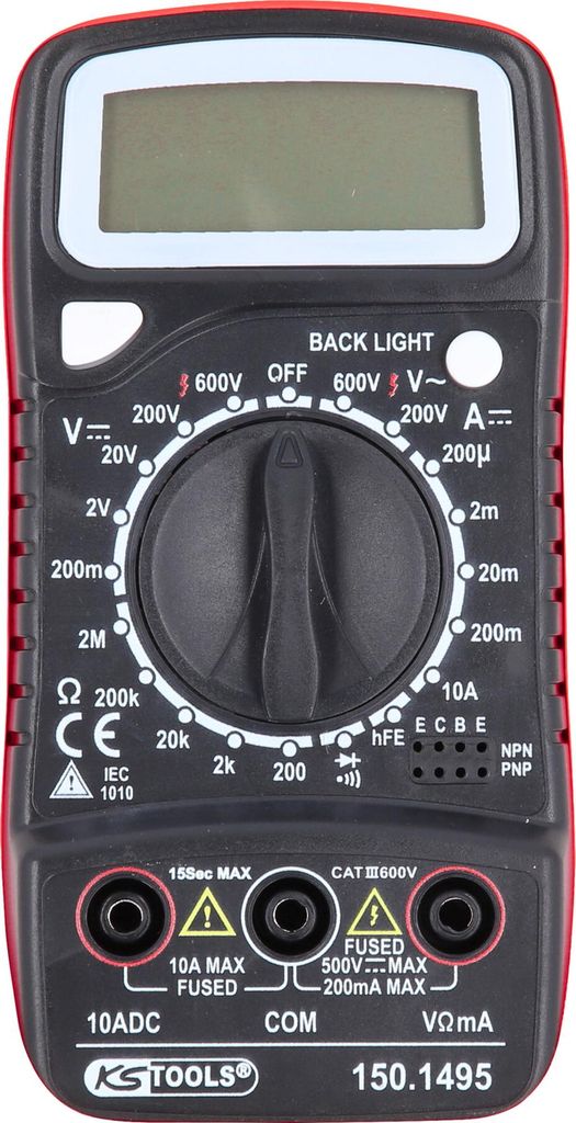 KS Tools 150.1495, Digitales Multimeter, Hand-Multimeter, Produktbild 