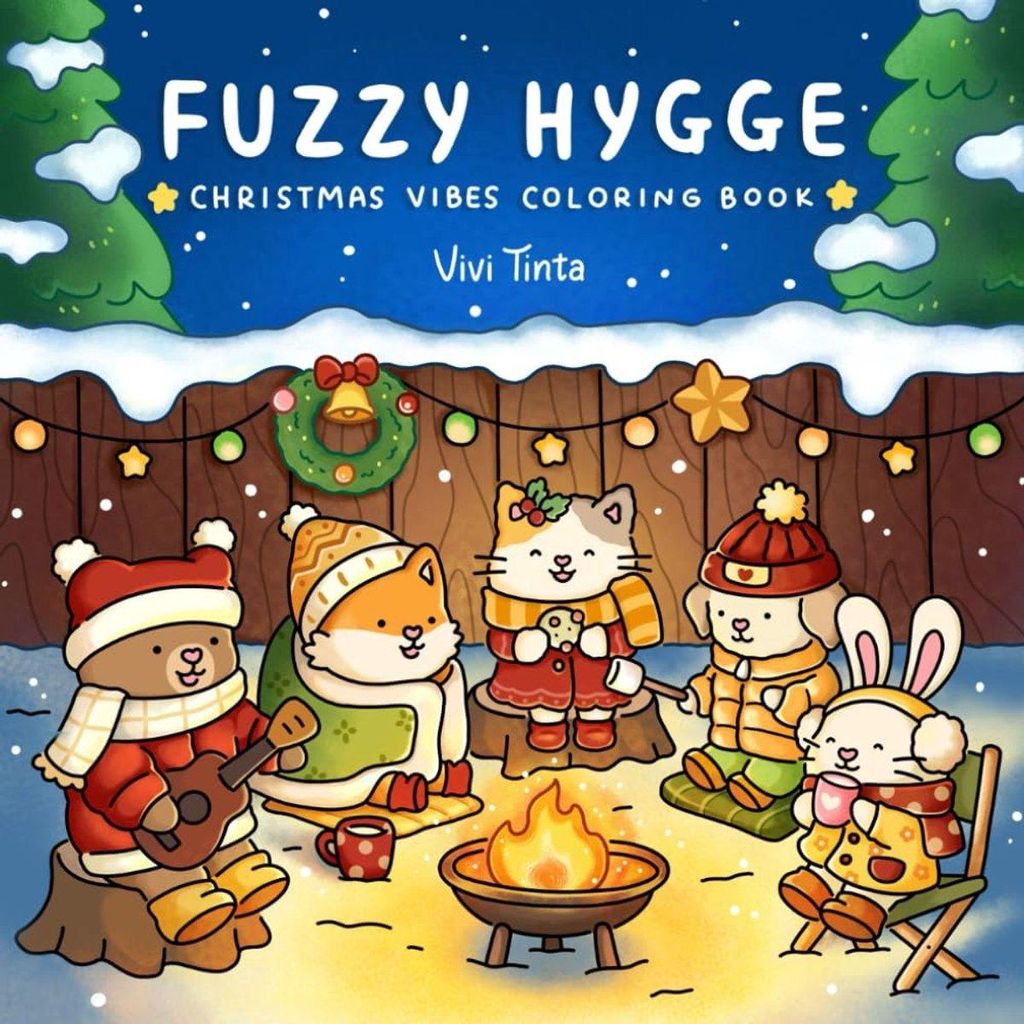 Livre de coloriage pour adultes : Fuzzy Hygge – Des motifs Image du produit 
