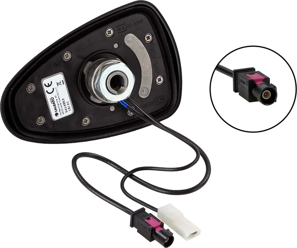 Antenna Shark II DAB+ 12V Calearo: Ricezione Cristallina e Look Sportivo
