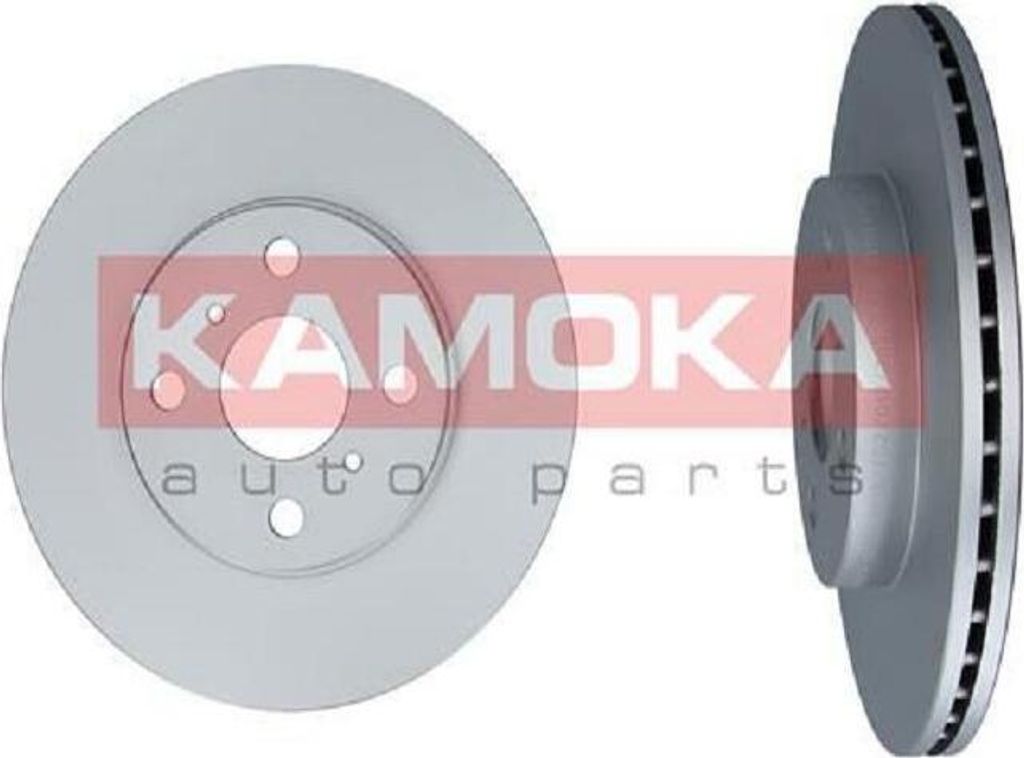 2x KAMOKA Bremsscheibe 103214 vorne für TOYOTA Yaris Schrägheck (_P1_) 43mm