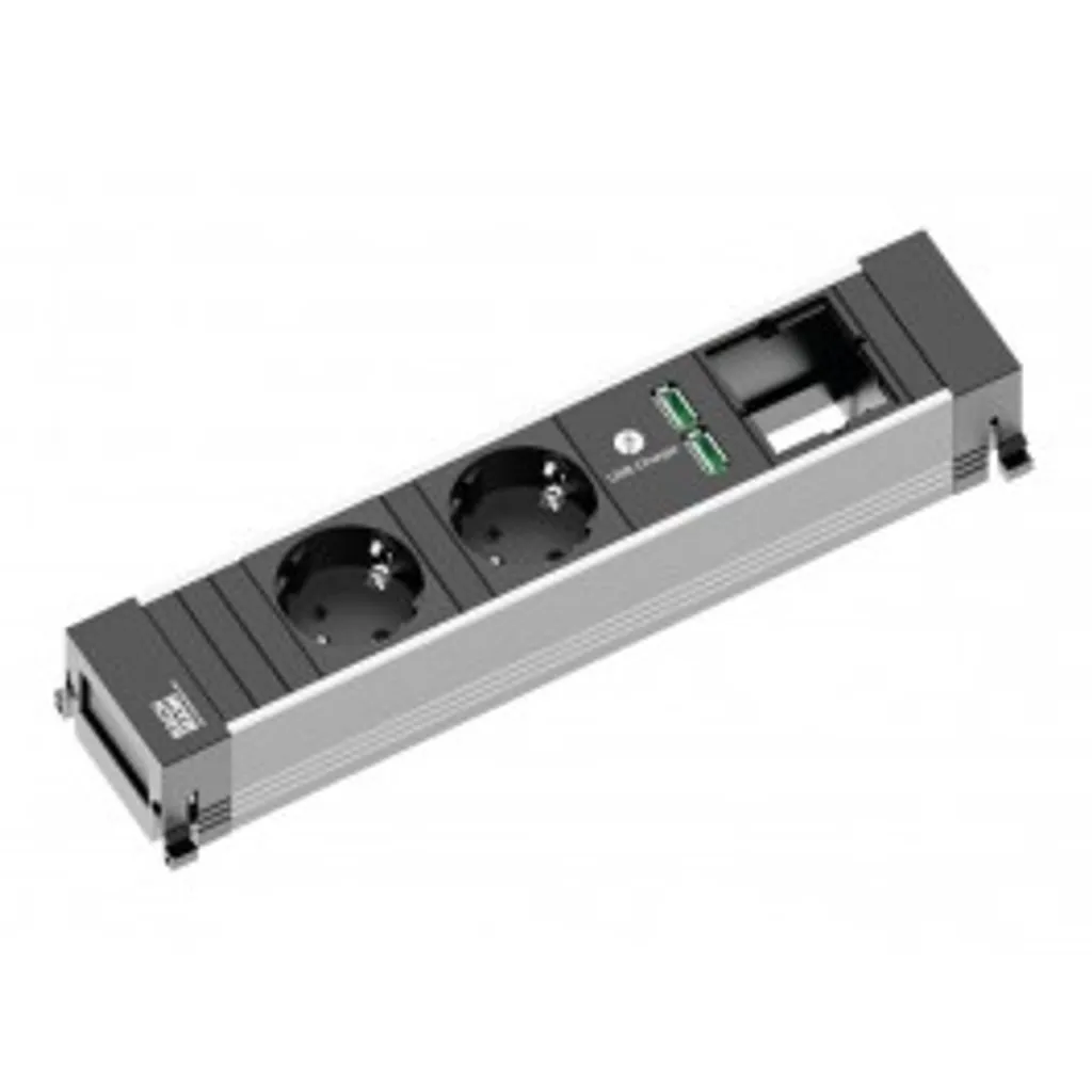 Plus de câbles au sol : Multiprise Encastrable Bachmann Power Frame M