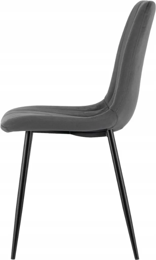Chaise design moderne pour salle à manger et bureau élégant gris - 9