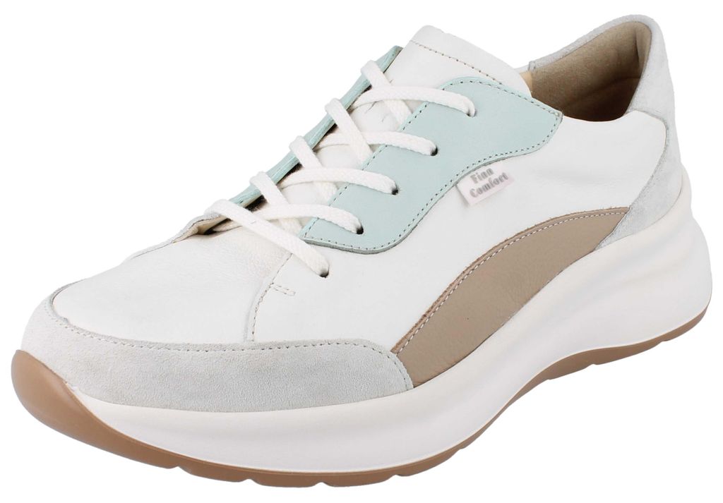 FINN COMFORT Savona Damen Halbschuhe weiss sesame mint Produktbild 