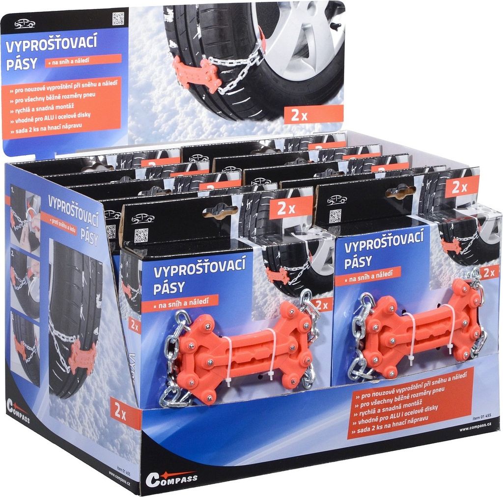 Compass 01455 - Uniwersalne pasy ratownicze K2 2szt Zdjęcie produktu 5