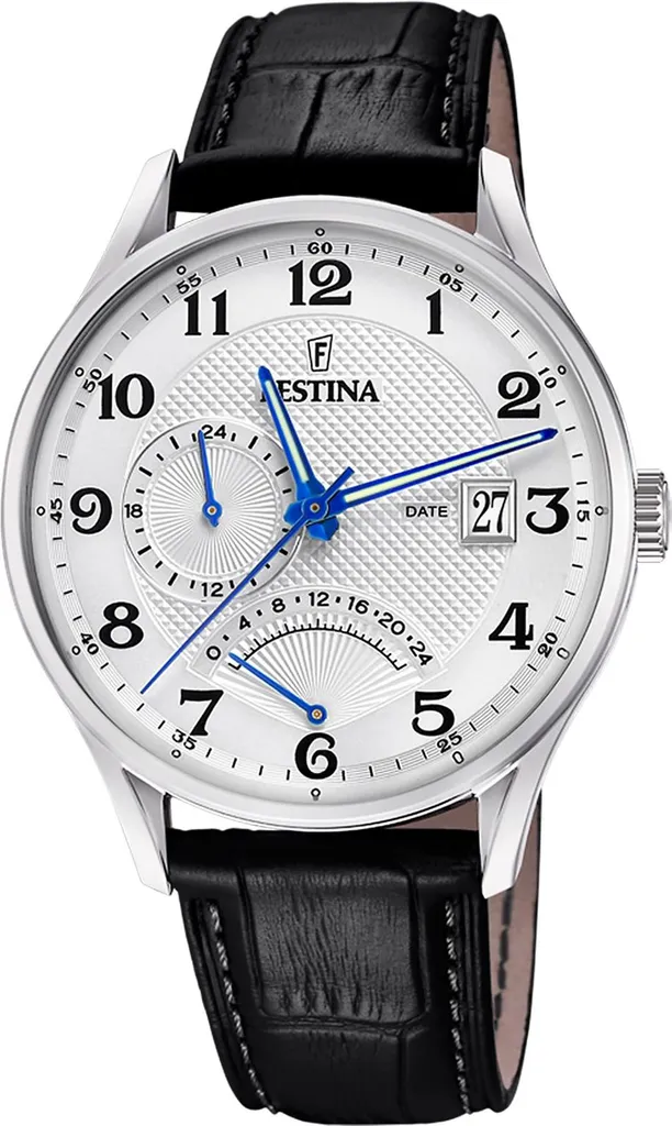 Festina Montre Homme Classique Cuir Noir UF16985/A - Élégance Intemporelle