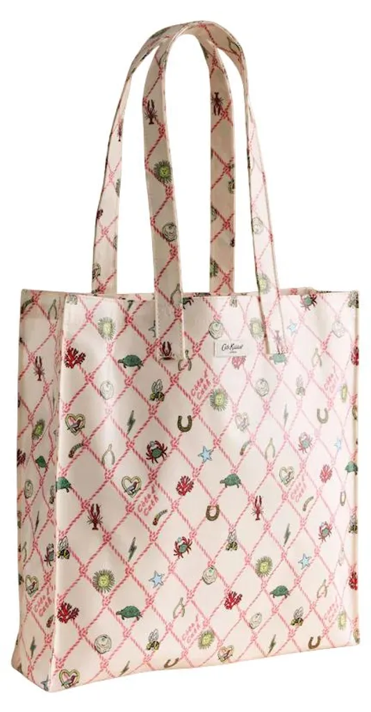 Sac fourre-tout rose Cath Kidston avec pendentif pour femme chic CT237
