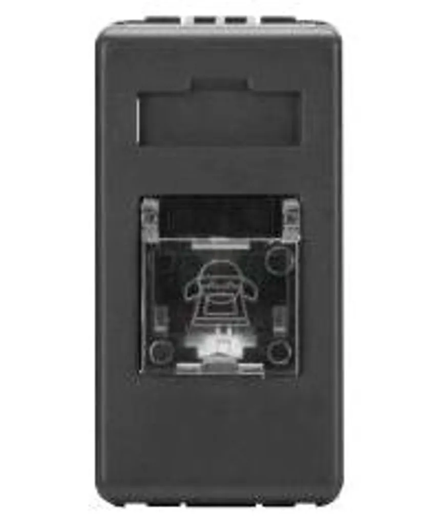 Prise RJ-11 Gewiss GW20251 Compacte Blanche - Installation Murale Simple