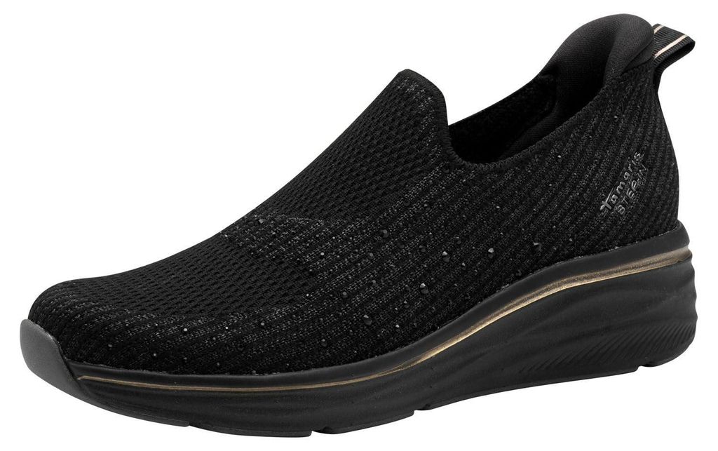 Tamaris Damen Slipper Vegan schwarz 39 Produktbild 