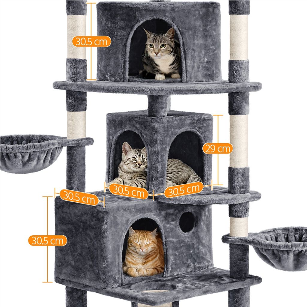 Yaheetech XXL Katzenkratzbaum  Katzenbaum Kletterbaum 194 Produktbild 4