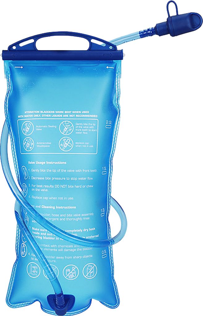 Trinkrucksack Rucksack mit 2L Wasserblase Superleichte, Produktbild 2