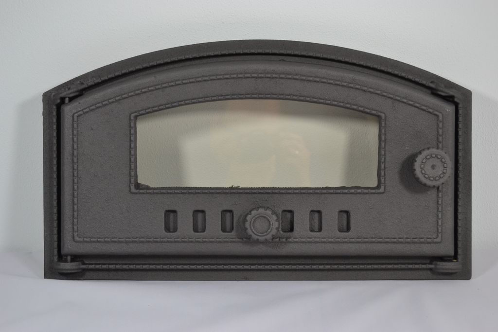 SEZAM - 48 x 27 cm - Pizzaofentür Ofentür aus Gusseisen für Produktbild 
