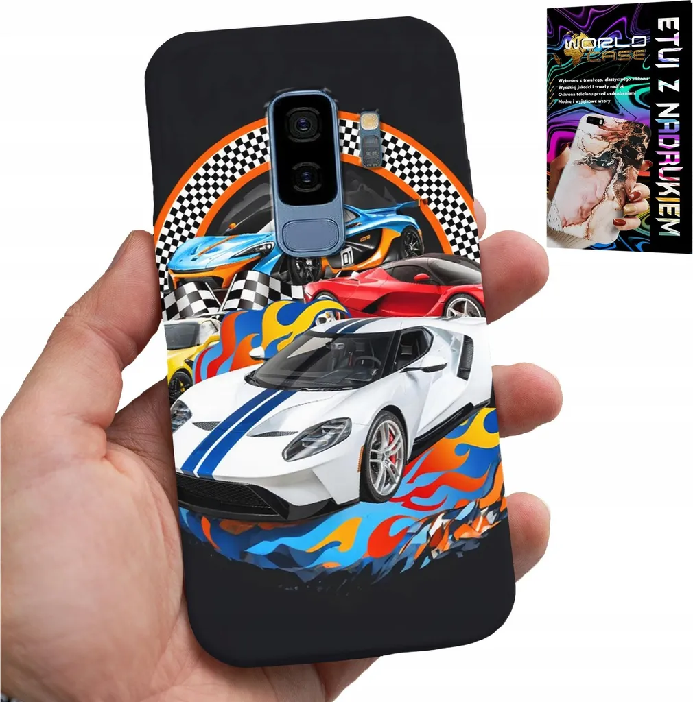 Custodia Per Samsung Galaxy S9 Plus - Auto Sportive, Custodia Da Corsa + Pellicola