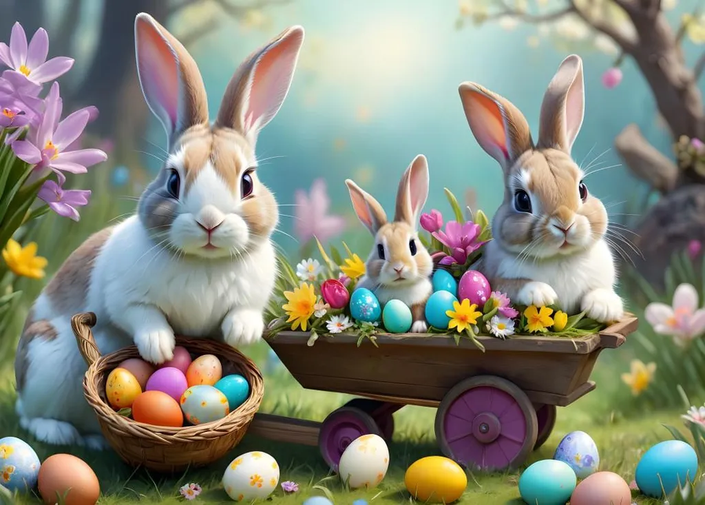 Puzzle 500 Pièces Lapin de Pâques Alipson - Loisir Créatif Thème Floral