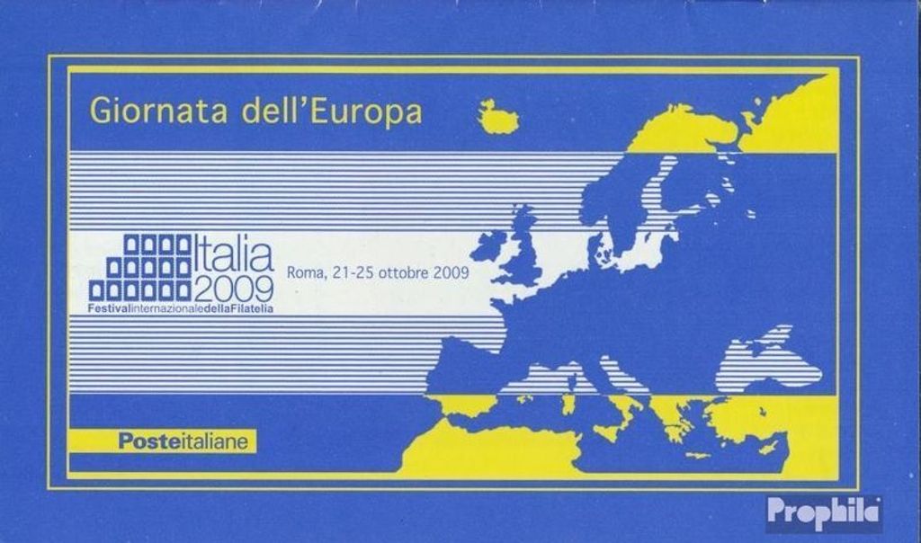 Briefmarken Italien 2009 Mi 3348-3352MH (kompl.Ausg.) Markenheftchen postfrisch Briefmarkenausstellung ITALIA09