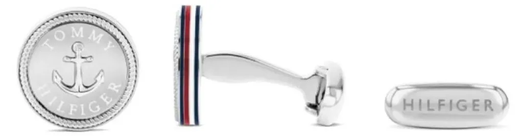 Boutons de manchette robustes en acier : durabilité et style Anchor