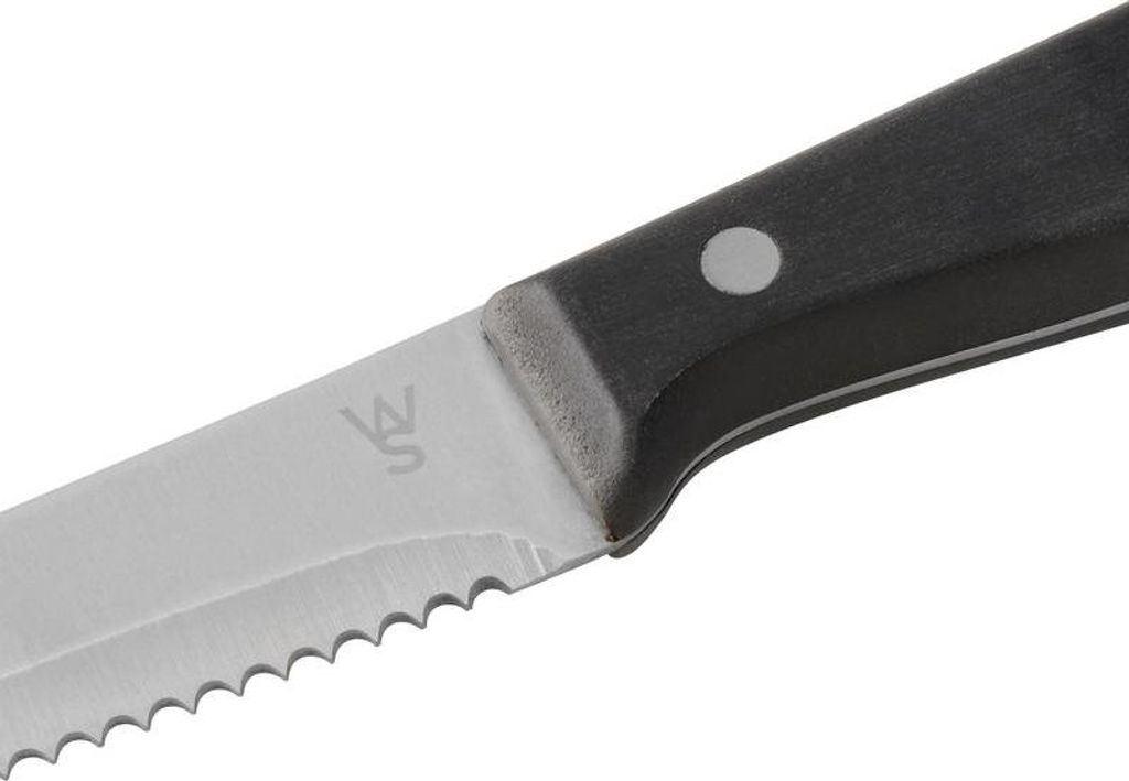 Steakmesser Set, mit POM Kunststoffgriff, 23 cm