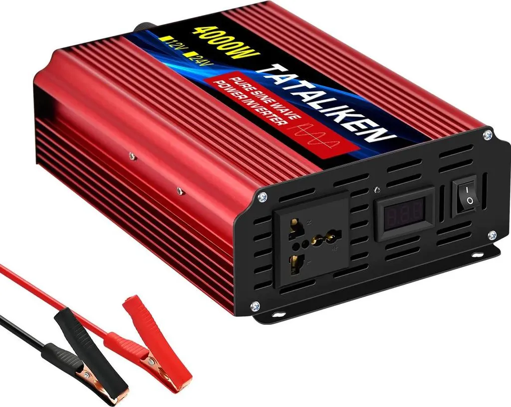 Inverter a onda sinusoidale pura, alta efficienza, protezione di sicurezza, 4000W