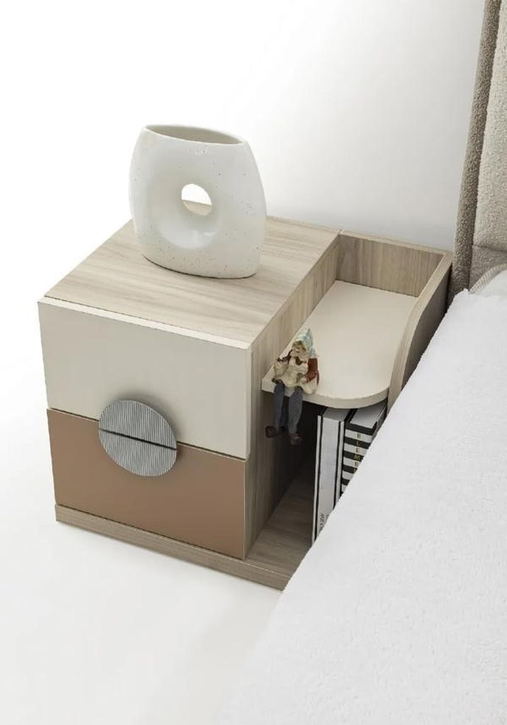 Nachttisch Modern Schublade Ablage Stilvolles Design Kinderzimmer Gestaltung