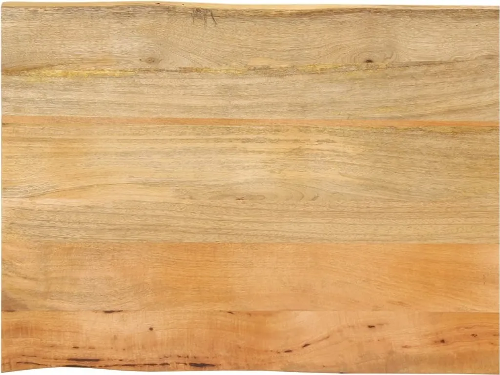 Piano Scrivania Legno Mango 90x60 Bordo Vivo Organico 6039043