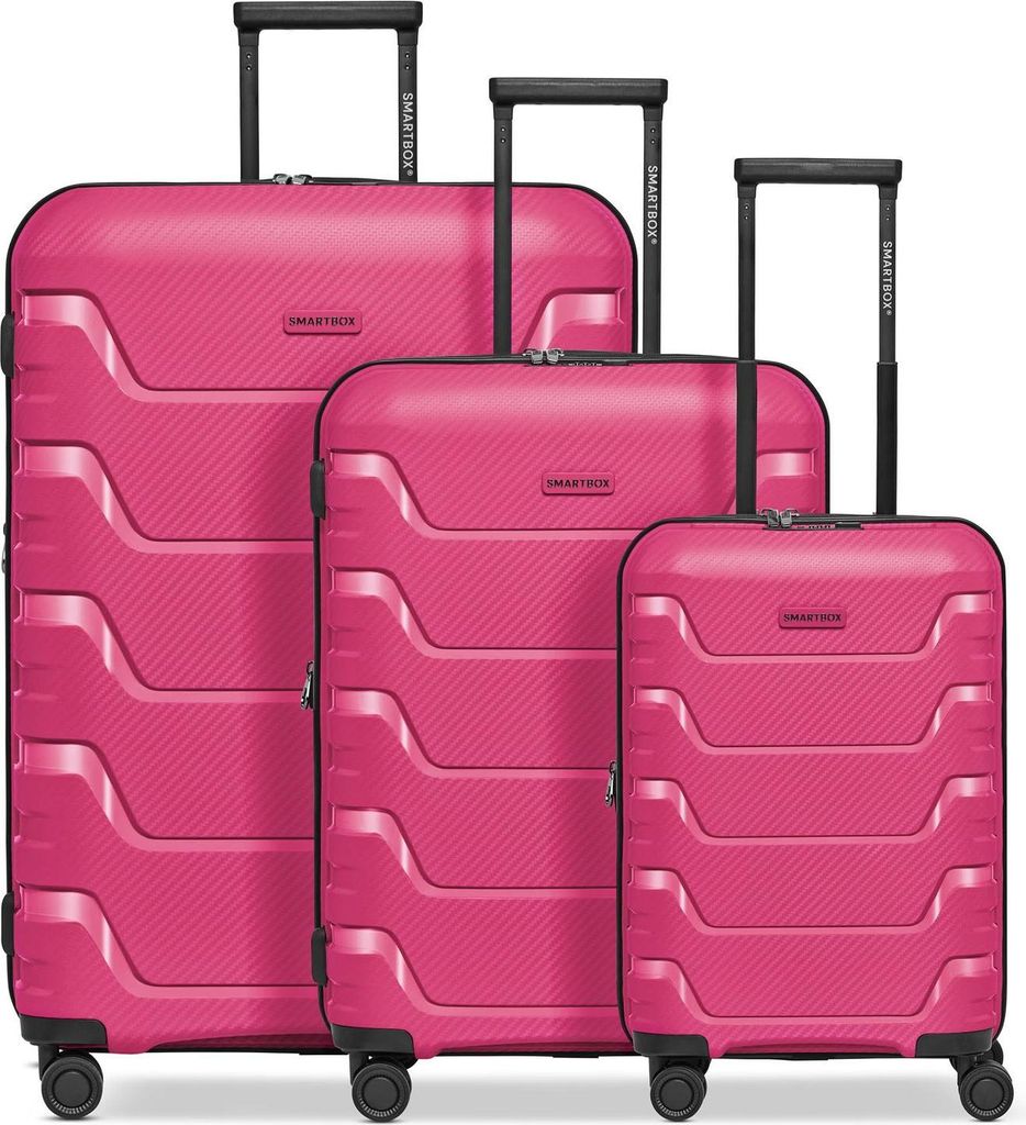 SMARTBOX Edition 01 Trolley Set Exp. 3-teilig Pink 55cm Produktbild 