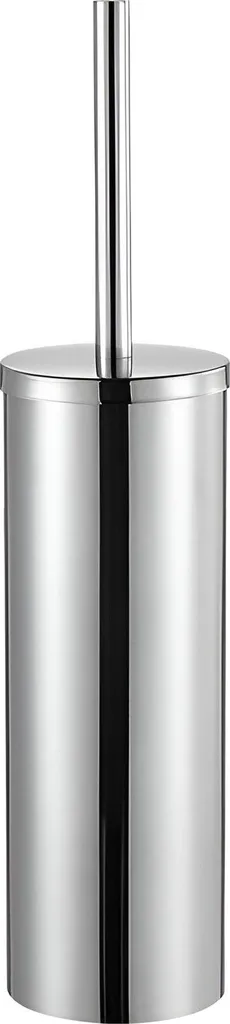 Accessorio Bagno di Lusso: Scopino Argento in Acciaio Inox Satinato