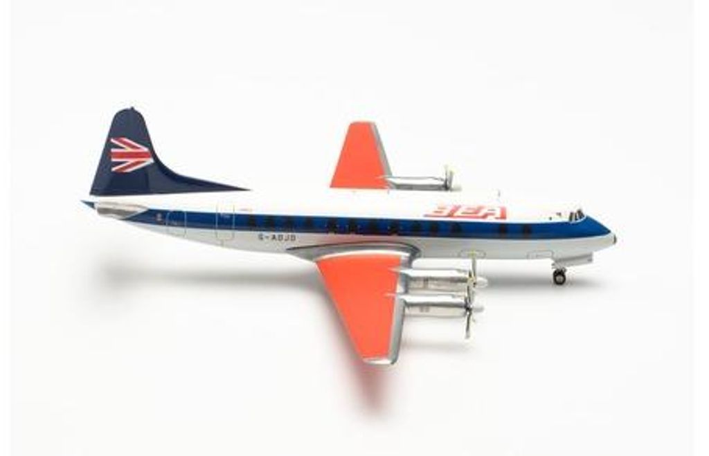 Herpa 572095 - 1/200 BEA Vickers Viscount 800 - “Speedjack” livery – G-AOJD- Neu