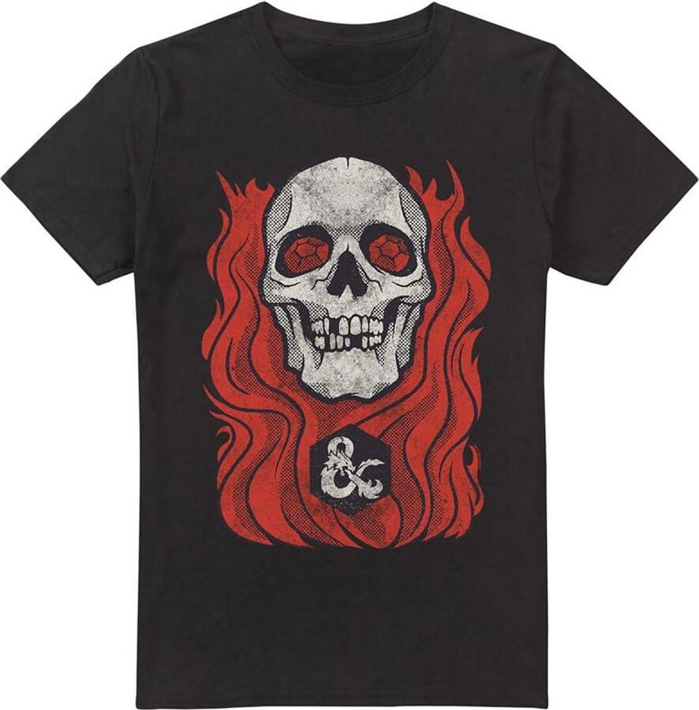 Dungeons & Dragons - T-Shirt für Herren - 50. TV4979 (5XL) (Schwarz)