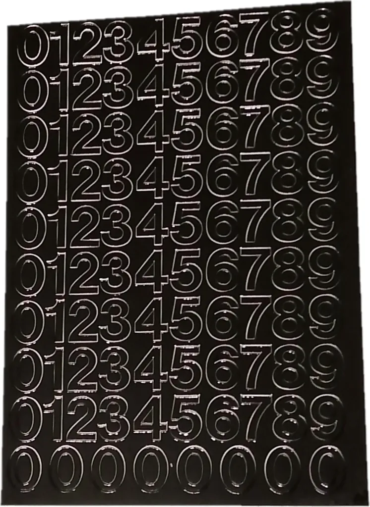 Numeri e Lettere Adesive Ultra-Grip - Mai più Segnaletica Sbiadita