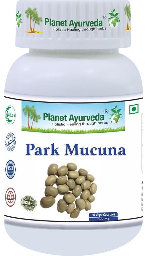 Mucuna (también conocida como "frijol de mucuna") - 500 mg, Imagen del producto 
