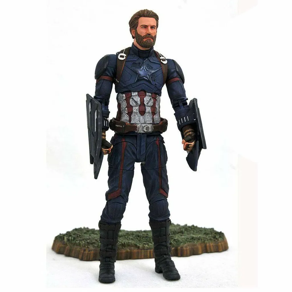 Figurine Diamond Select Captain America Avengers 18cm Articulée Marvel - 5