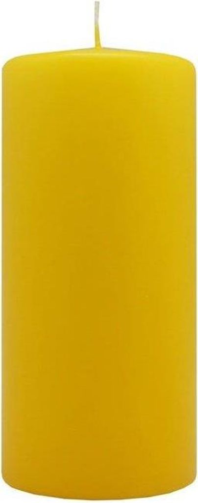1x Zylinderkerze Ø50x150mm Stumpenkerze Kerzenlicht Zylinderische Kerze gelb
