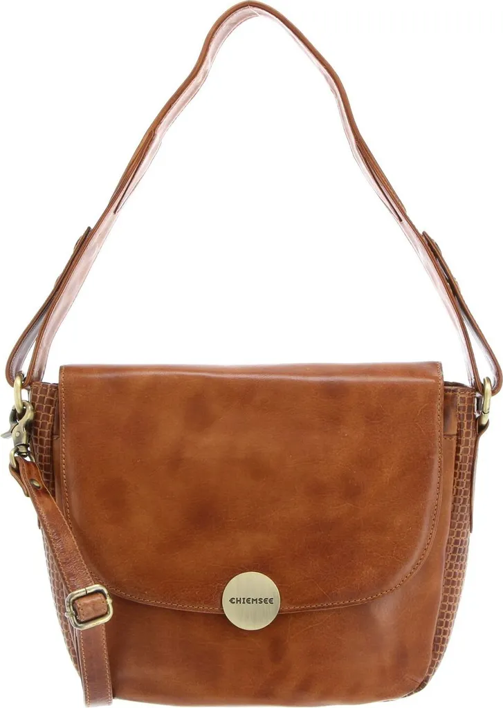 CHIEMSEE Brisbane Shoulderbag Cognac : Sac à épaule en cuir brun élégant