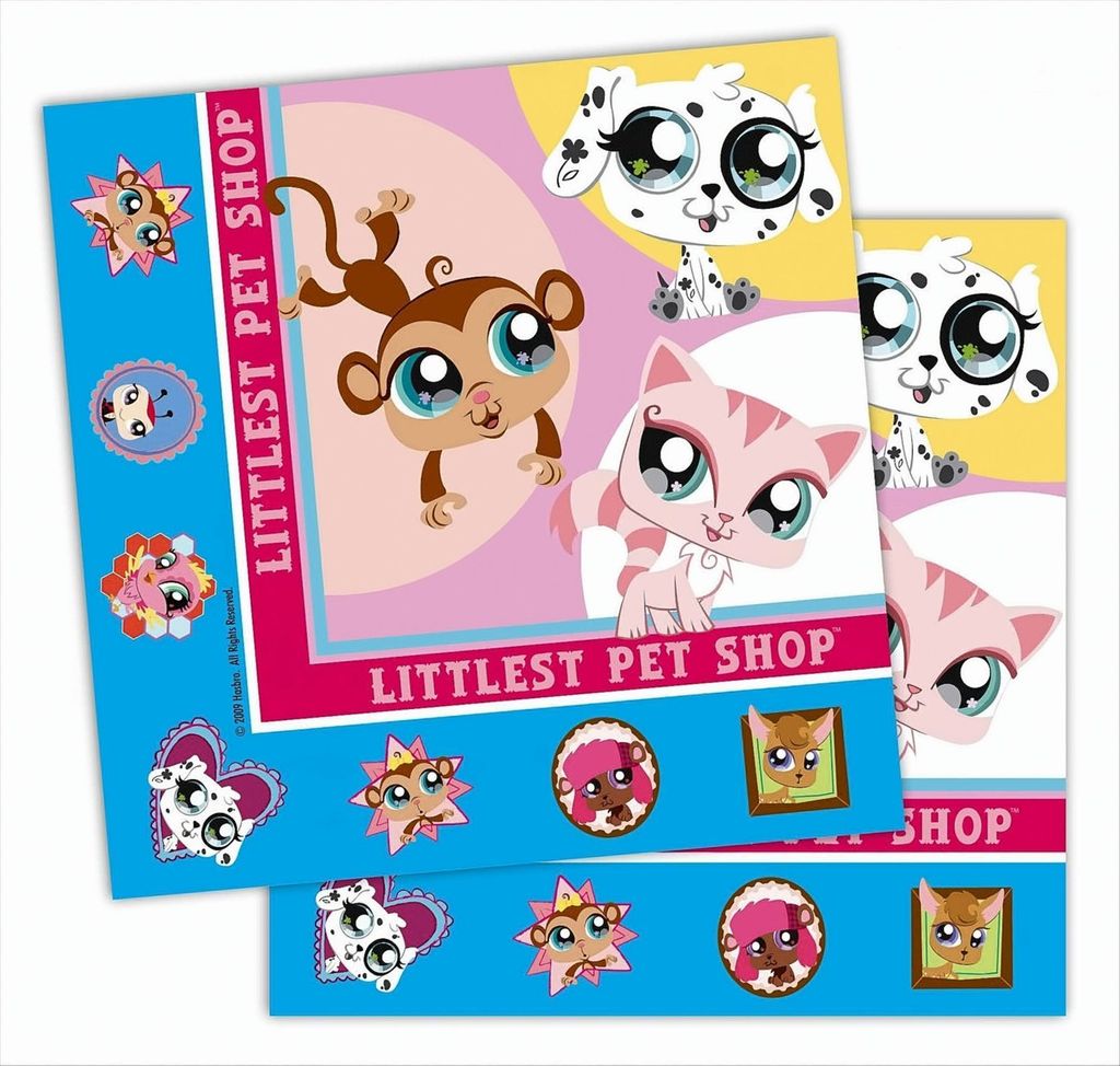 "Littlest Pet Shop" | Servietten 16Stk./33x33cm
