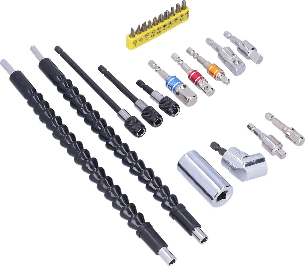 Rallonge Pliable Flexible Inox 90 Degrés, Pour Perceuse Visseuse