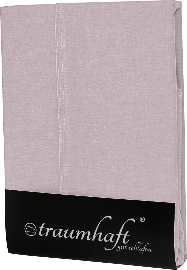 Traumhaft gut schlafen Stone-Washed-Bettwäsche, 100% Baumwolle, in versch. Farben und Größen, Farbe: Rosé, Größe: 80 x 80 cm, 155 x 220 cm