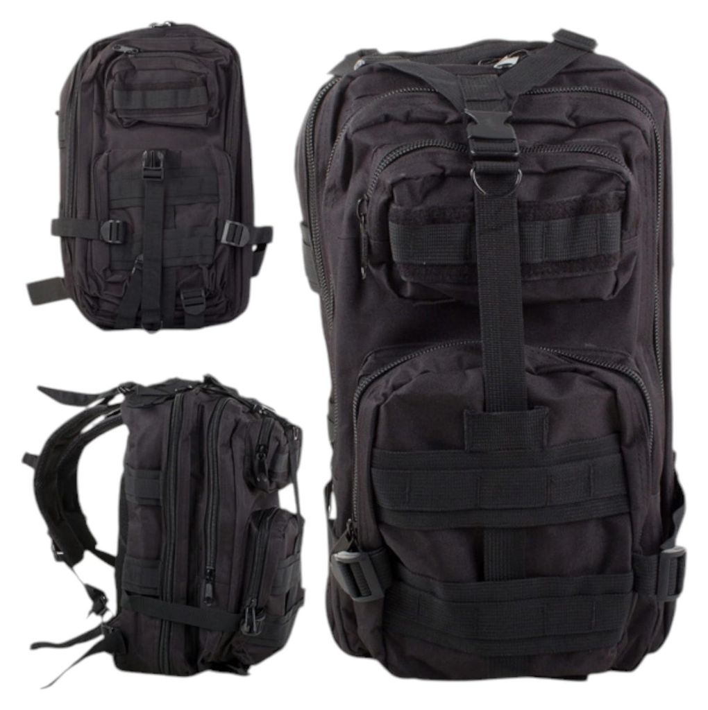 Taktický ruksak 30L - Čierny, odolný a priestranný KP39144 Obrázok produktu 