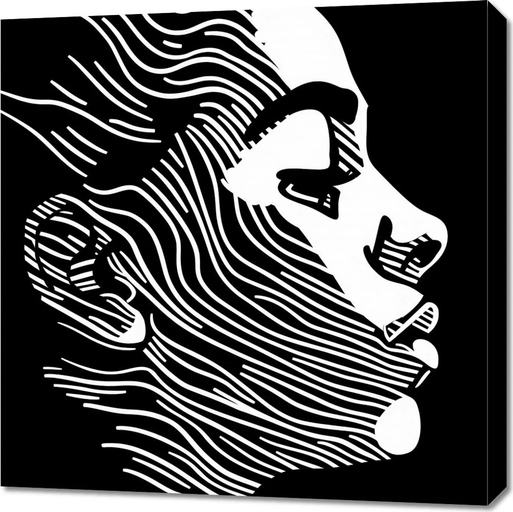 Image Lignes Expressives 70x70 cm - Design Contemporain Haute Qualité