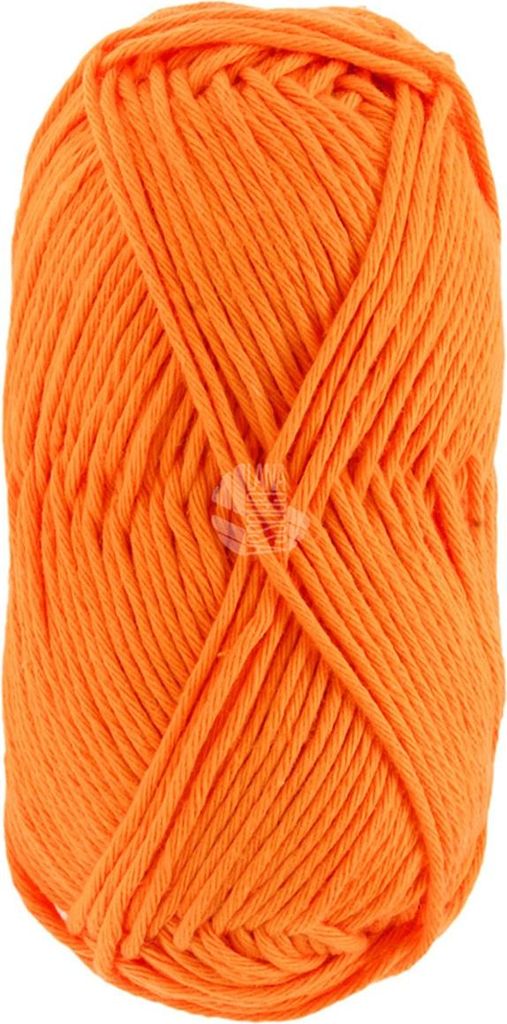 A ball of orange yarn.