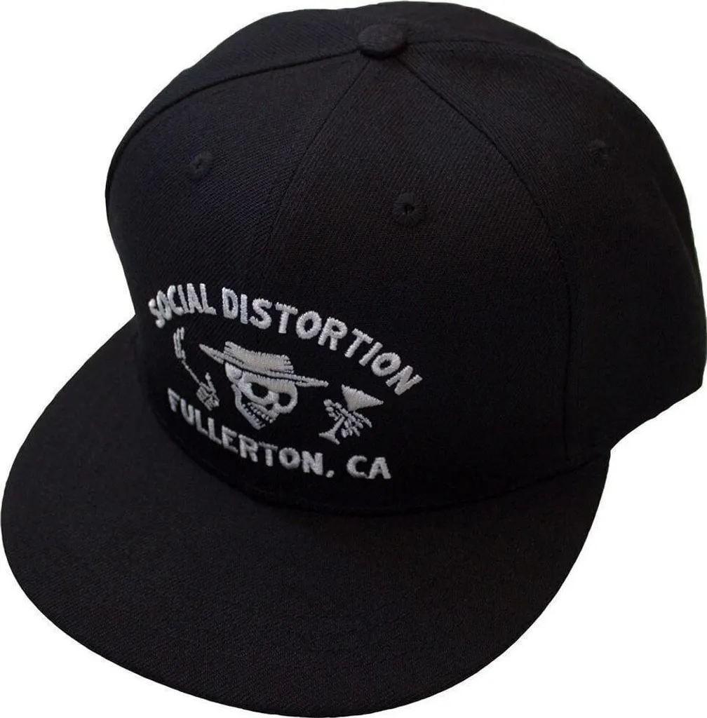 T-shirt Social Distortion Fullerton Skelly Black UNI en Coton Premium