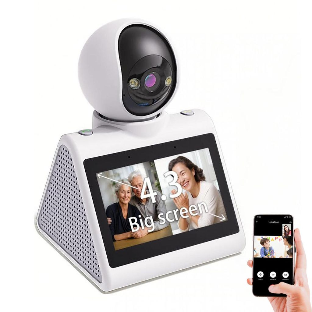 Haus-Sicherheitskamera, 4,3″ Display, geeignet für Produktbild 