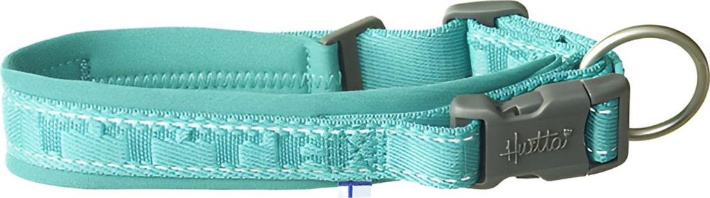 Hurtta ECO Casual Halsband peacock (petrol), Größe: 45 - 55 cm