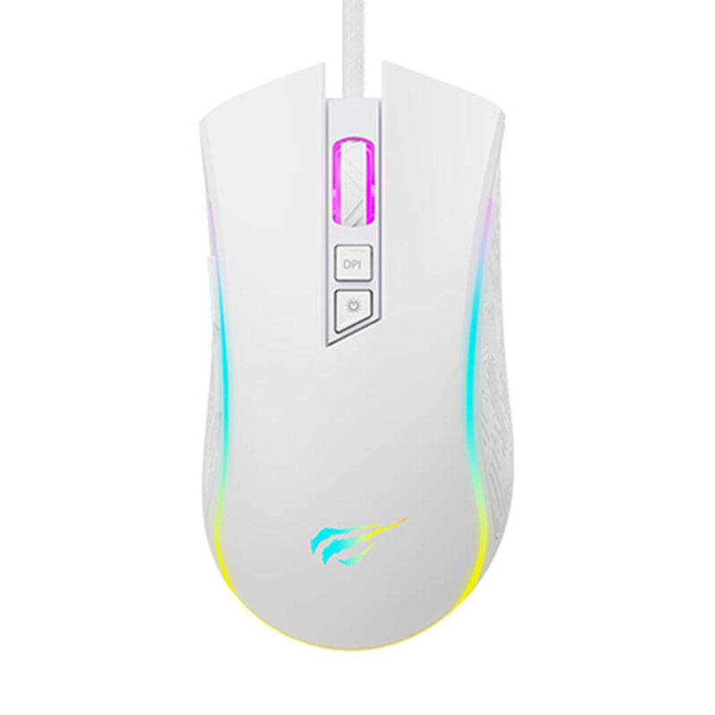 Havit MS1034 - Gaming-Maus, weiß Produktbild 