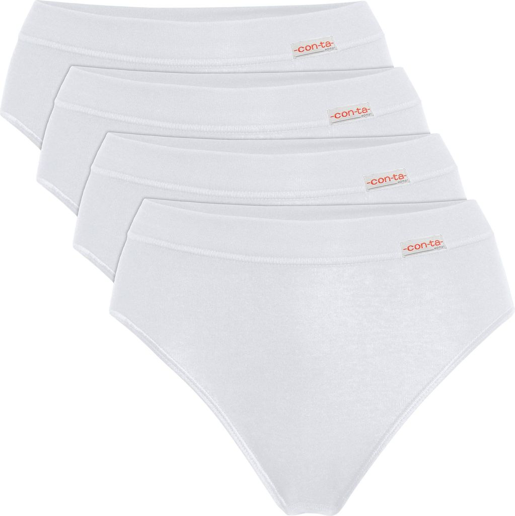 Con-ta Damen-Slip 4er-Pack weiß 42
