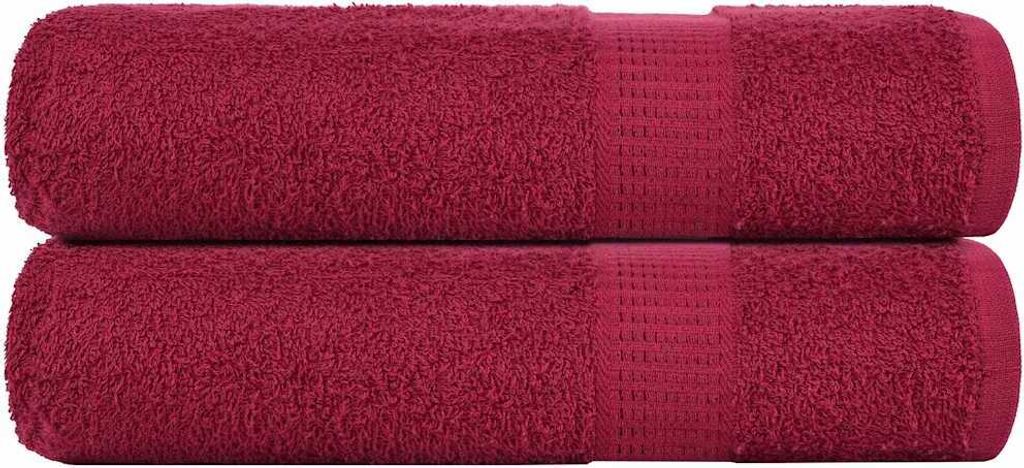 Handtücher FROGN 2 Stk. Bordeaux 50x100 cm 360 g/m²