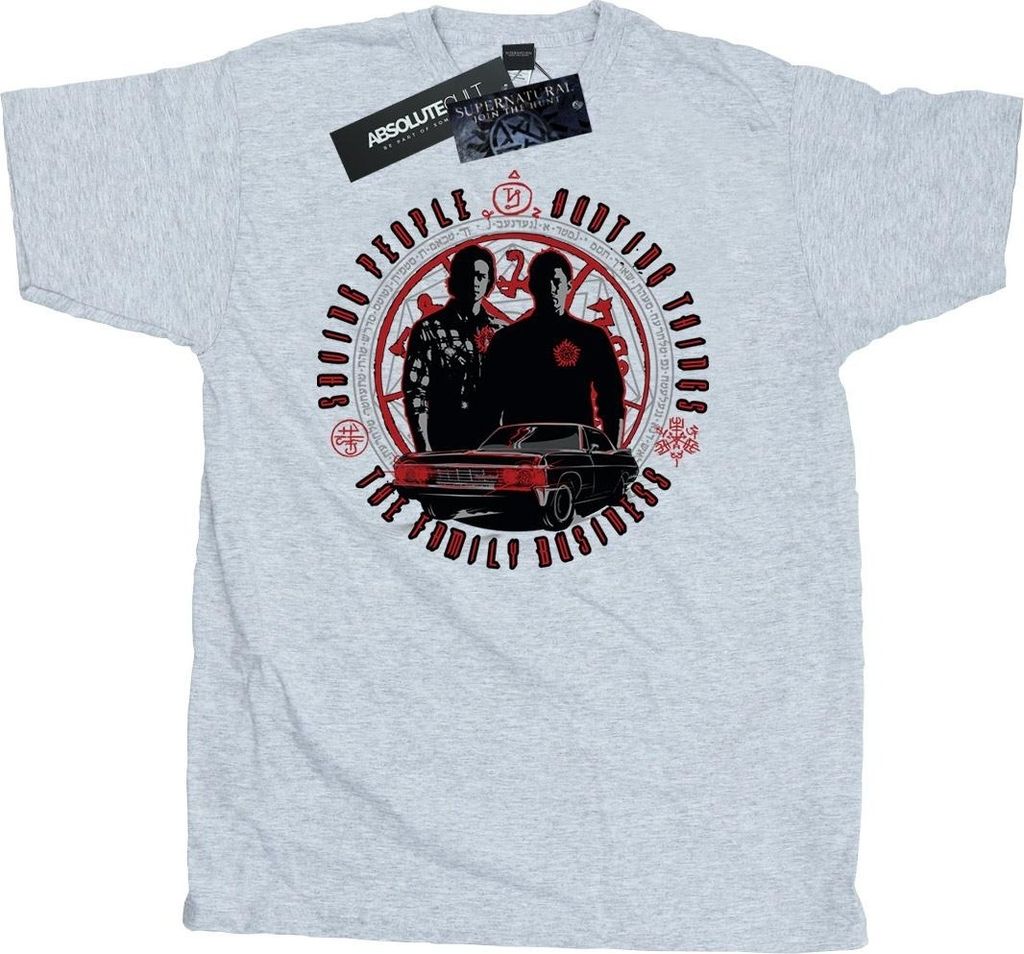 Supernatural - "Family Business" T-Shirt für Herren BI45893 (XXL) (Grau)